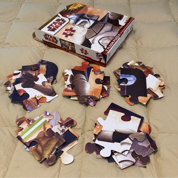 Star Wars The Clone Wars 3’ Floor Puzzle 46 Large Pieces - Picture 5 of 5